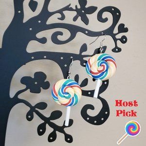 Swirl Lollipop Earrings